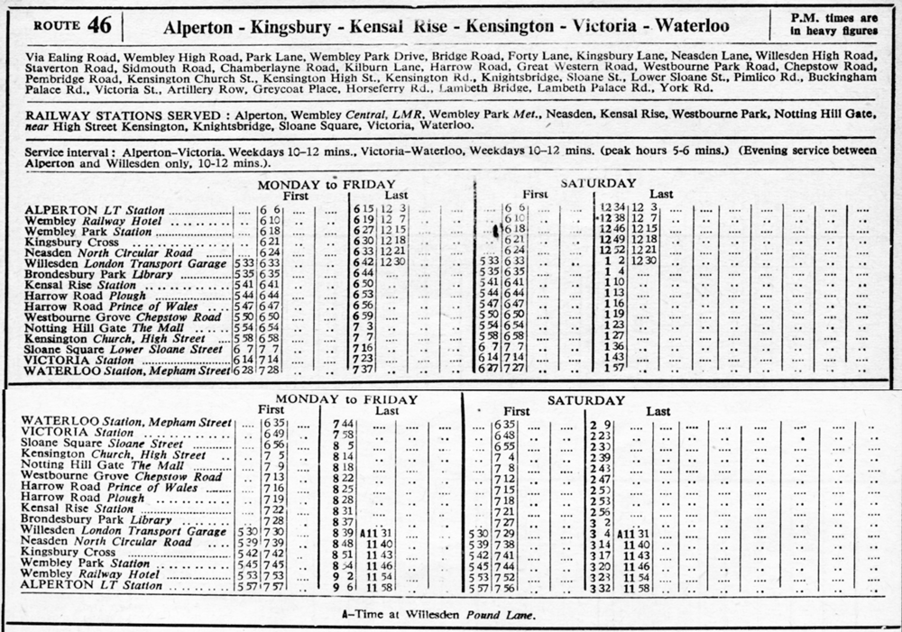 August 1953 first and last times