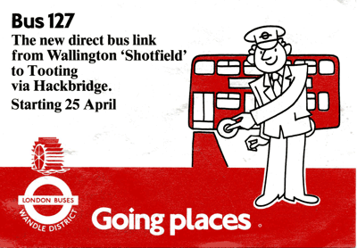 1981 leaflet, click for times which include AL garage journeys