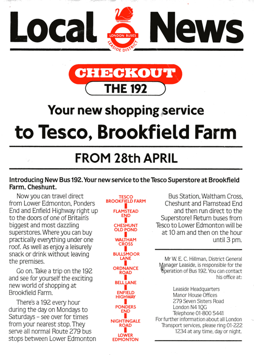 April 1984 leaflet