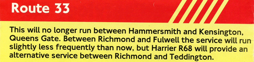 Taken from June 1991 leaflet, click for timetable