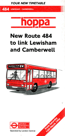 1994 introduction leaflet, click for times