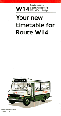 W14 TIMES, CLICK FOR TIMETABLE