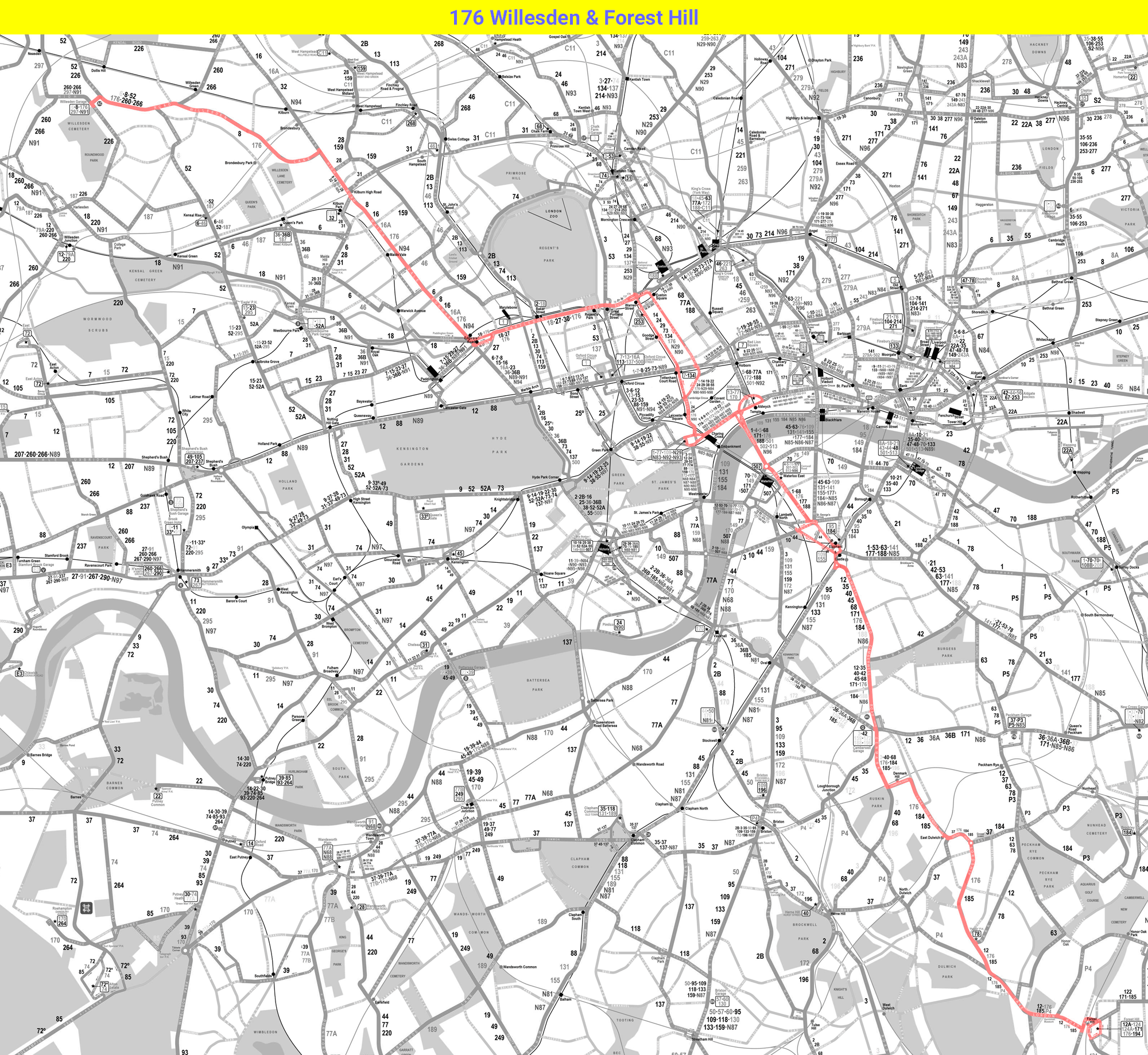 London Bus Route 176