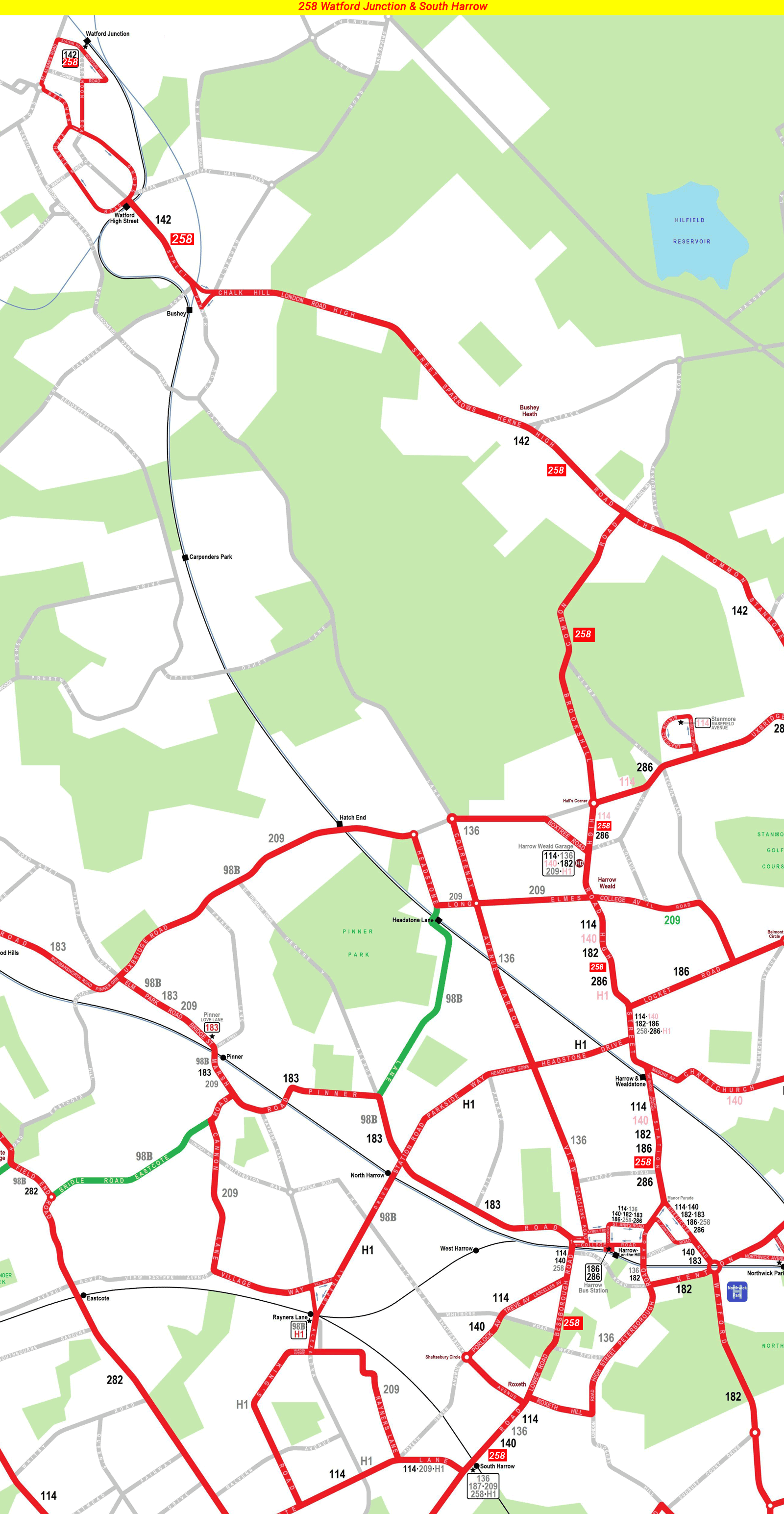 London Bus Route 258