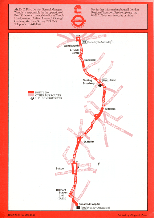 map taken from 1985 leaflet
