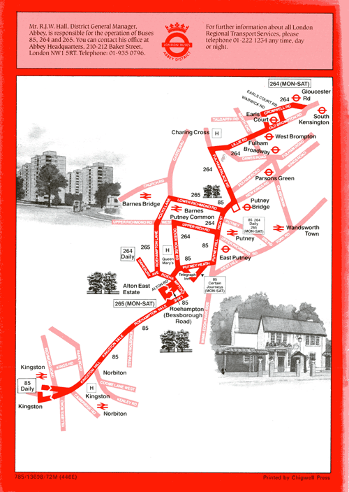 Putney changes June 1985