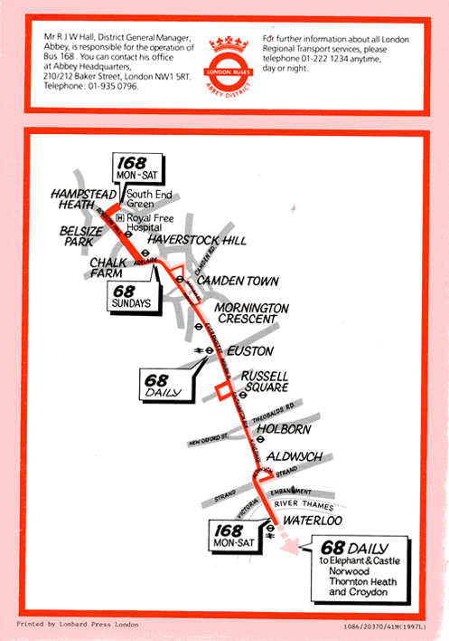 map issued with 1986 leaflet