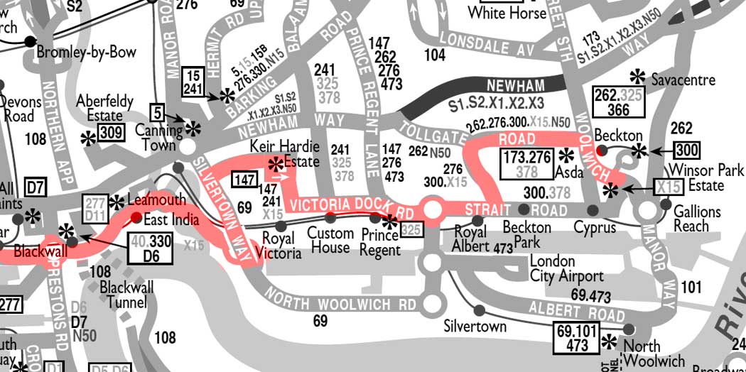 London Bus Route X15