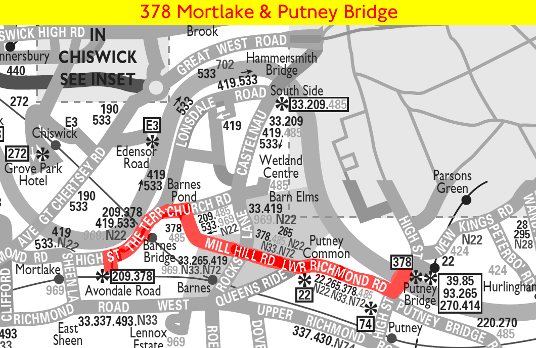 2021 map of Route 378
