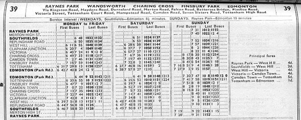 Oct 1934 first and last times