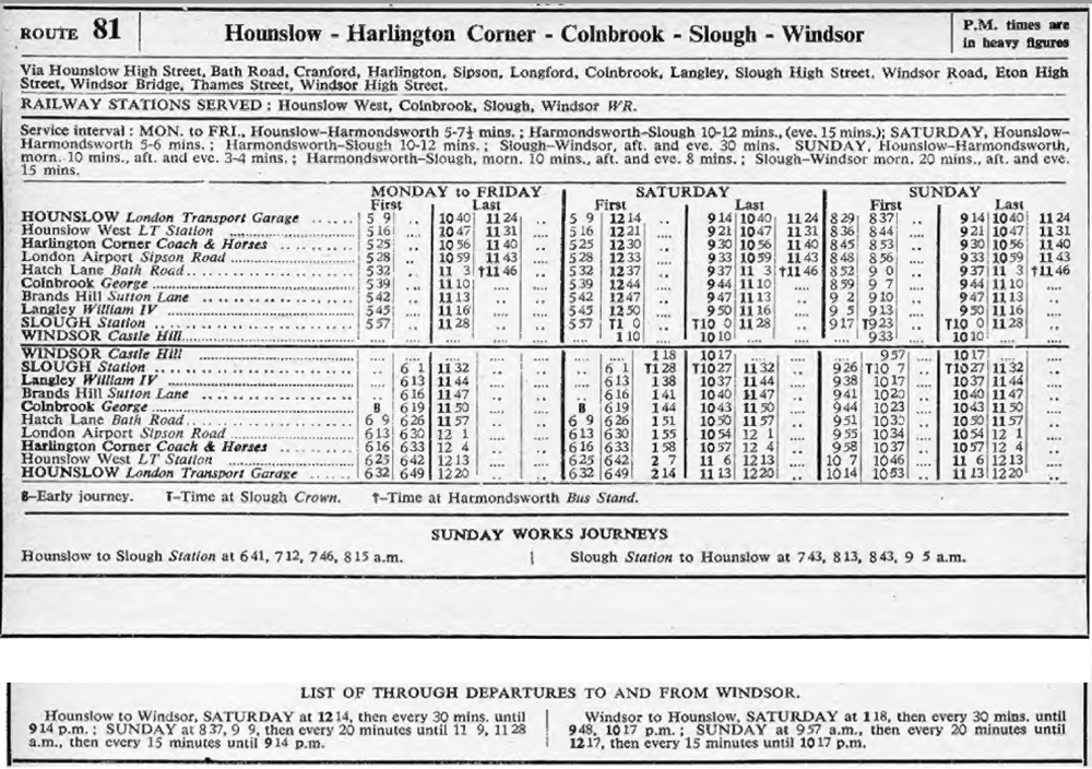 August 1949 first and last times