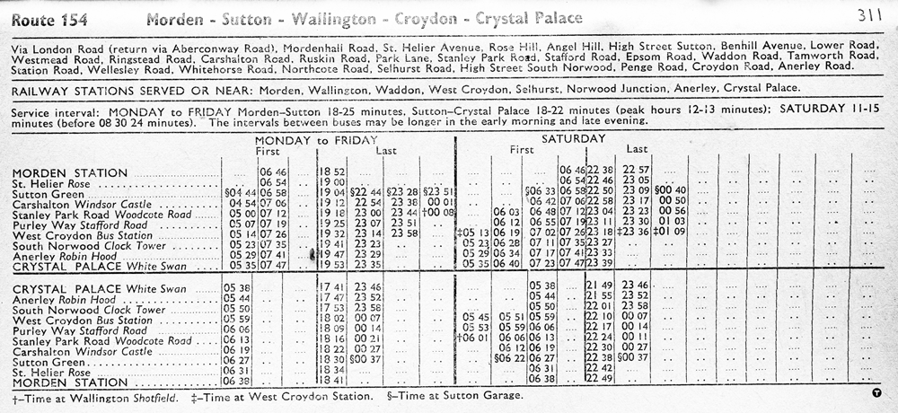 September 1968 first and last times
