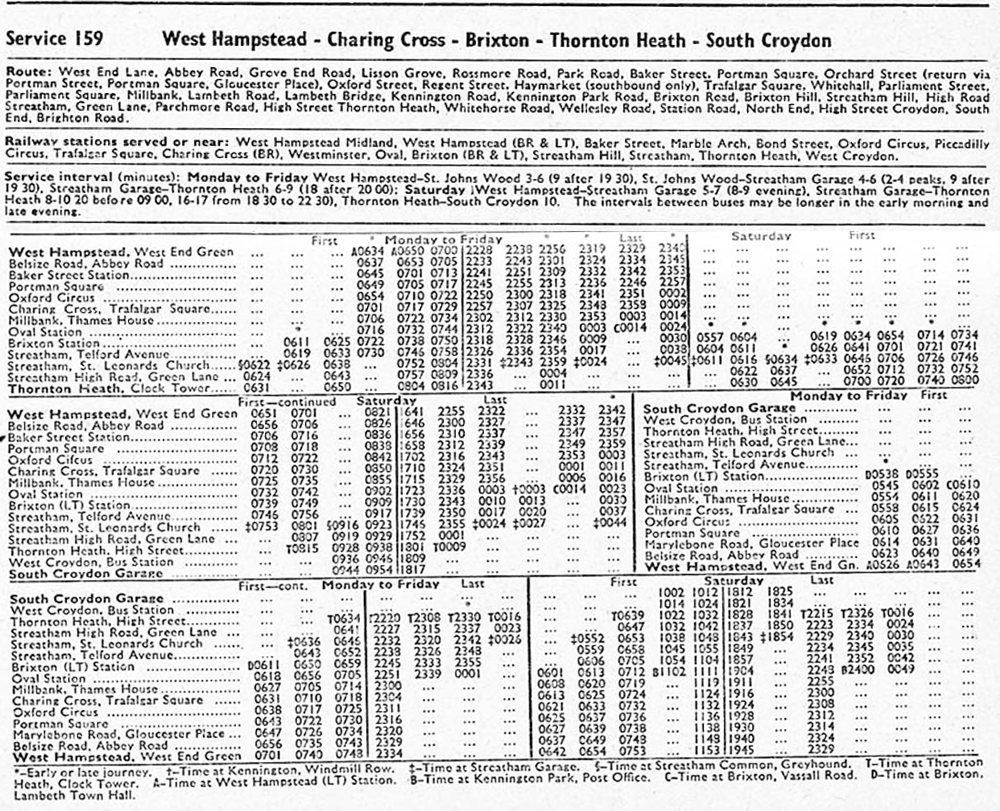 August 1971 first and last times
