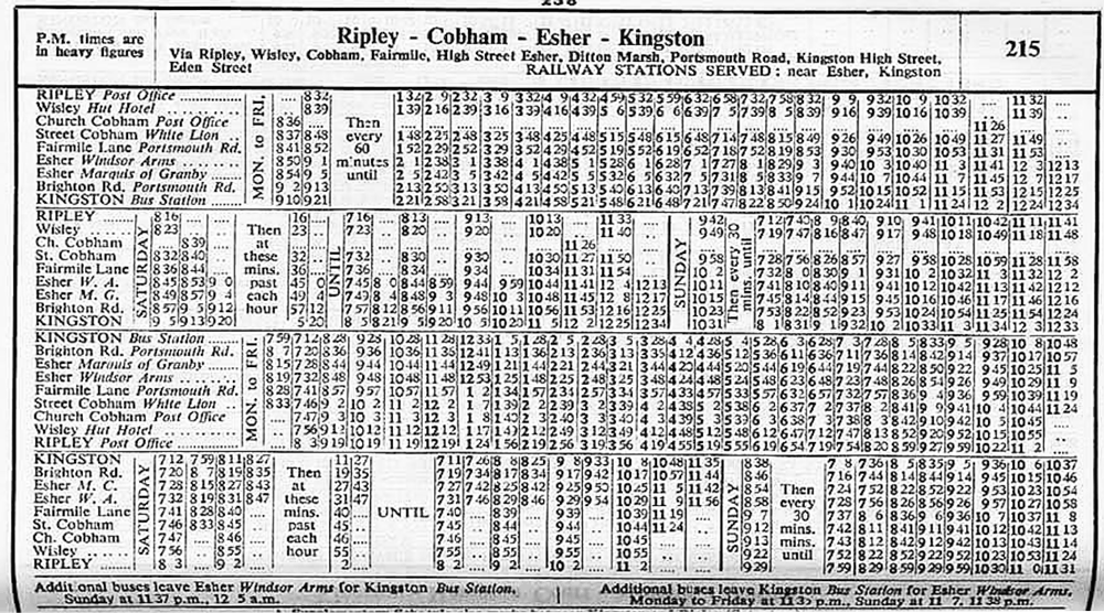 March 1940 times