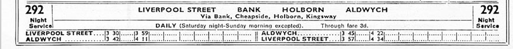 October 1934 times